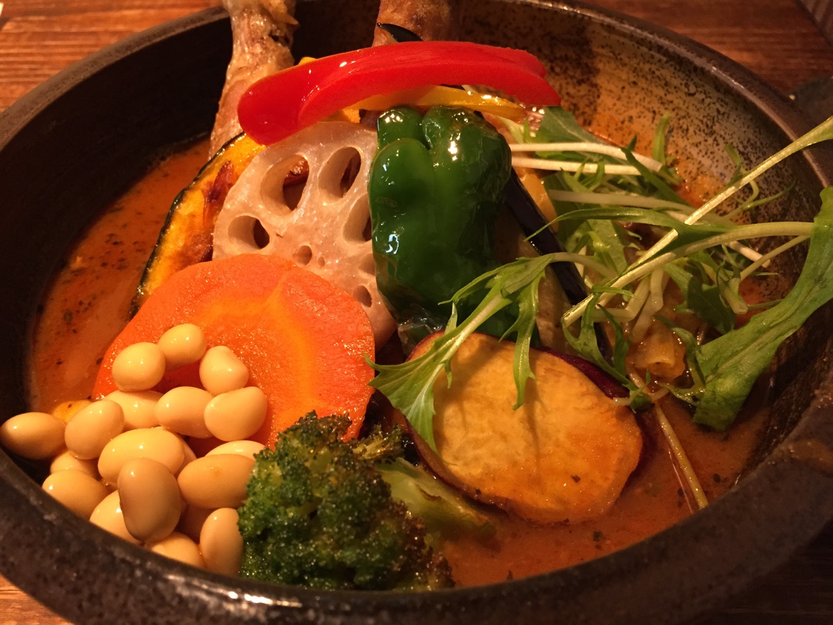 Soup Currry SAMURAI 北19条店のチキンと野菜のスープカレー
