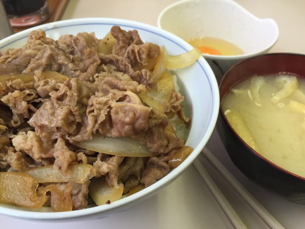 牛丼専門サンボの牛丼並