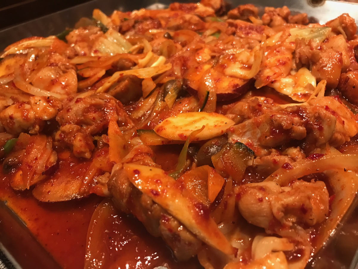 韓国家庭料理チェゴヤ六本木一丁目ティーキューブ店の春川タッカルビ