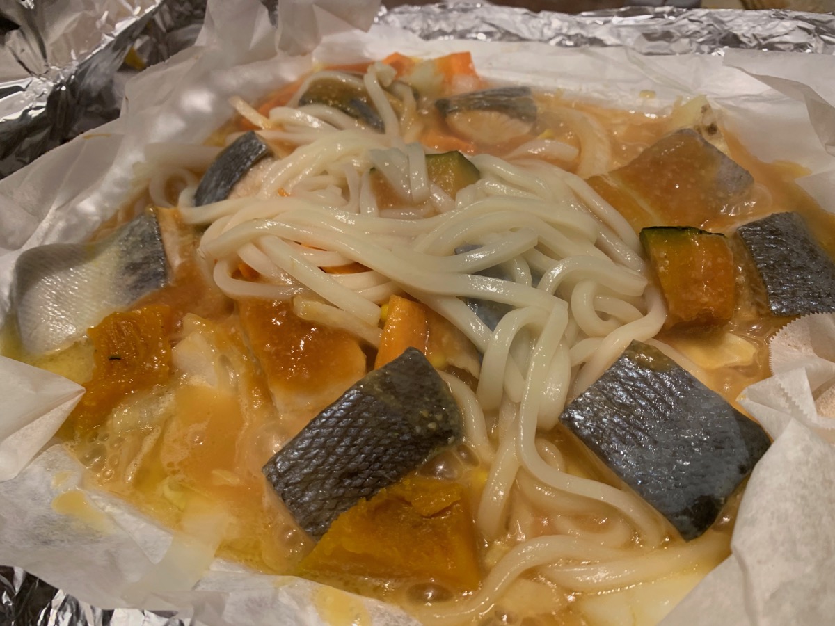 北海道新宿西口店の鮭のチャンチャン焼き