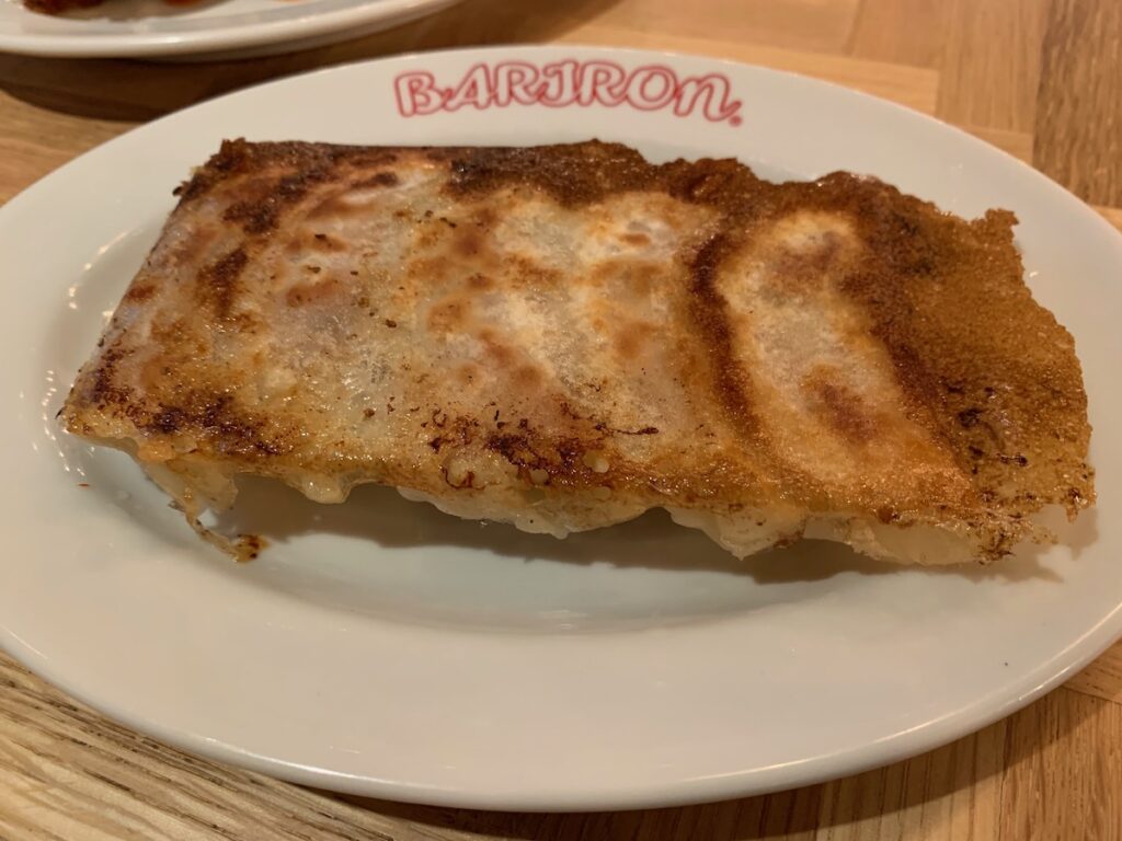 芭莉龍宇都宮パセオ店の焼餃子