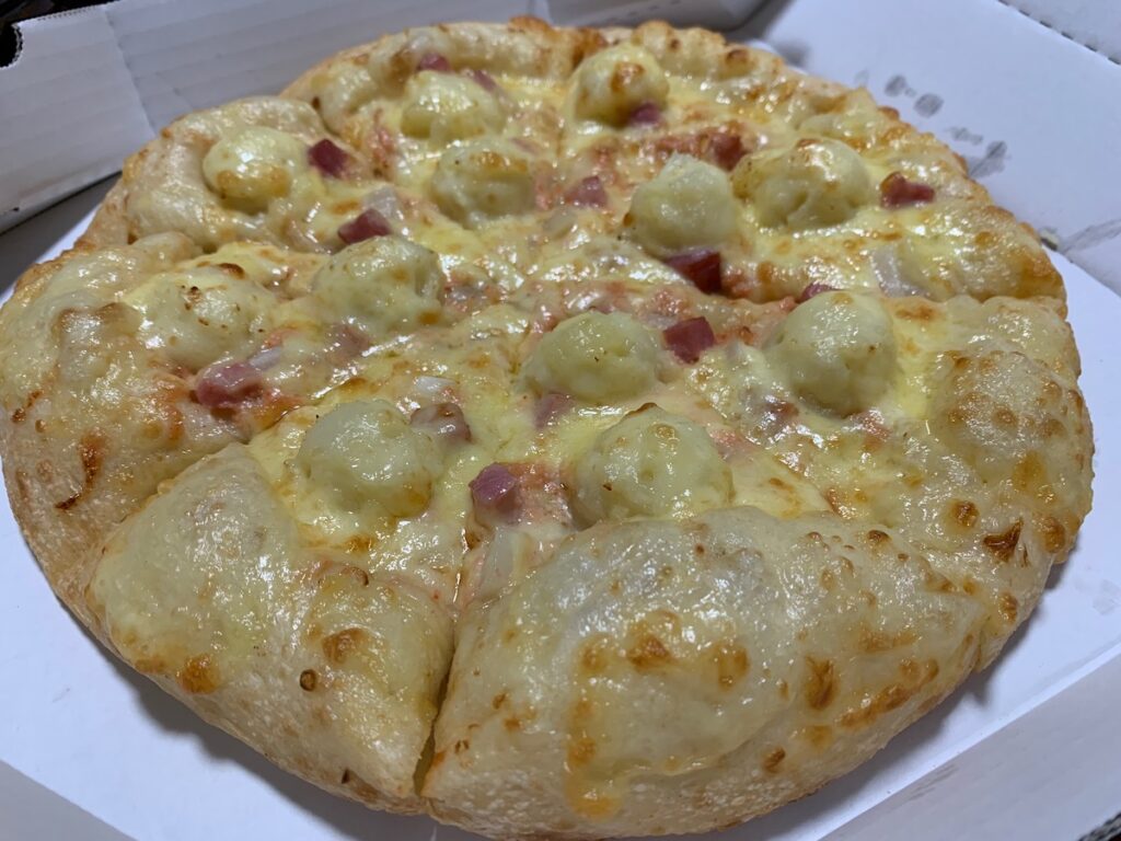 ピザポケット瑞江店の明太ポテトのチーズソース