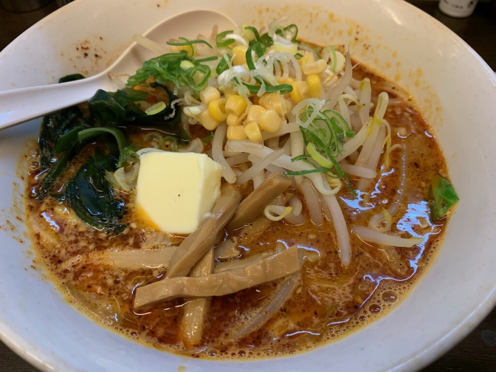 味噌一一之江店の火吹みそらーめん