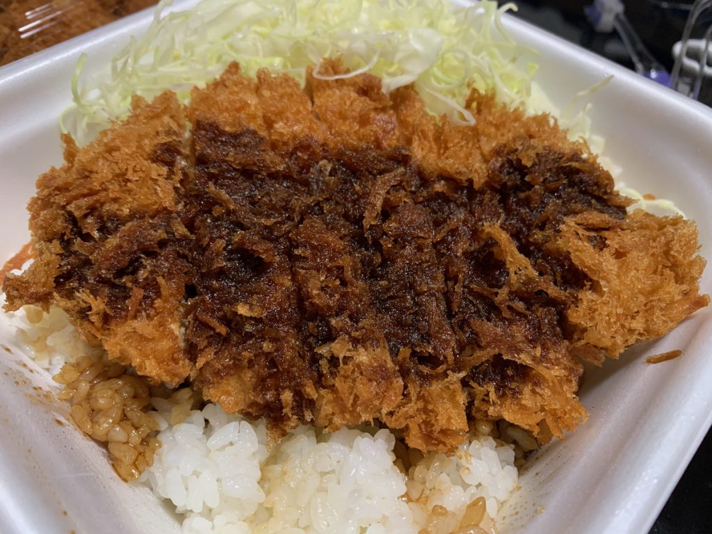 かつや東葛西店のソースカツ丼弁当（竹）