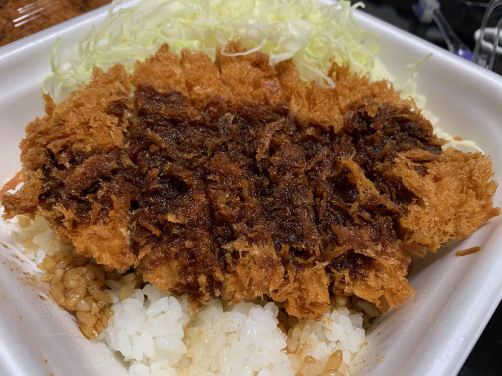 かつや東葛西店のソースカツ丼弁当（竹）