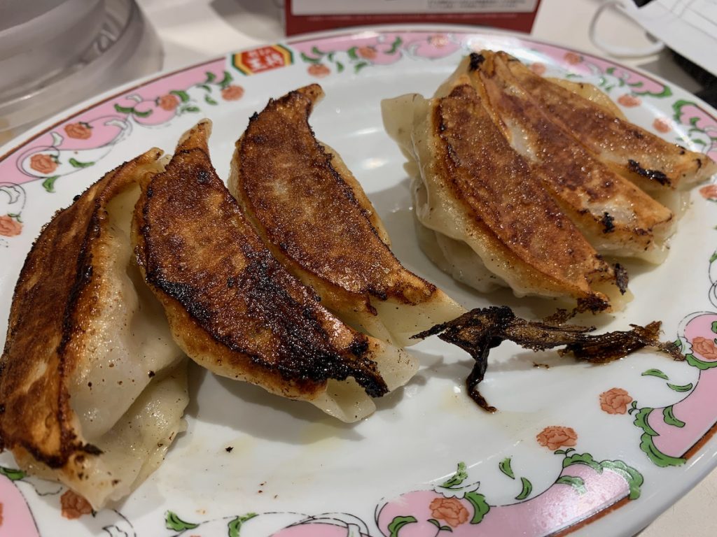 餃子の王将一之江駅前店の餃子（6個）