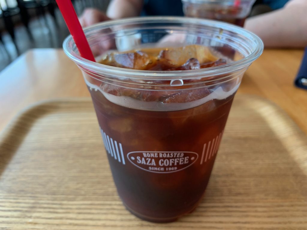 サザコーヒー水戸駅店のアイスコーヒー