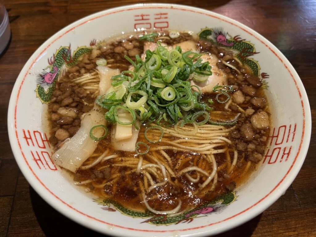 尾道ラーメン暁小町店の尾道ラーメン