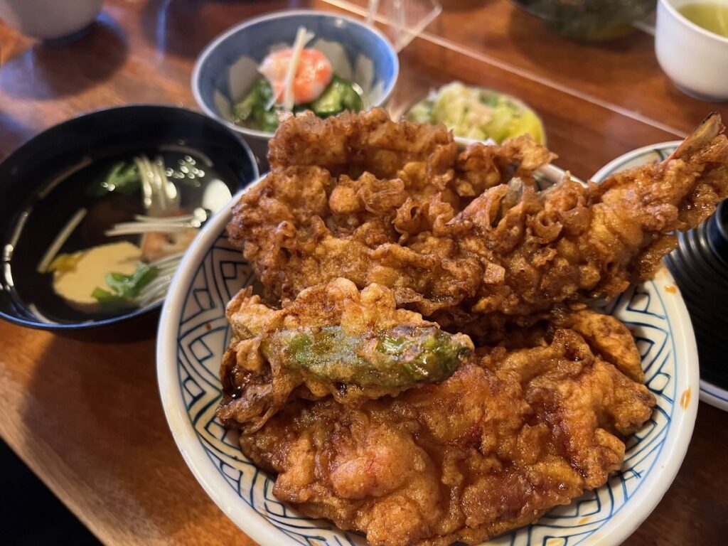 大黒家天麩羅本店の天丼定食