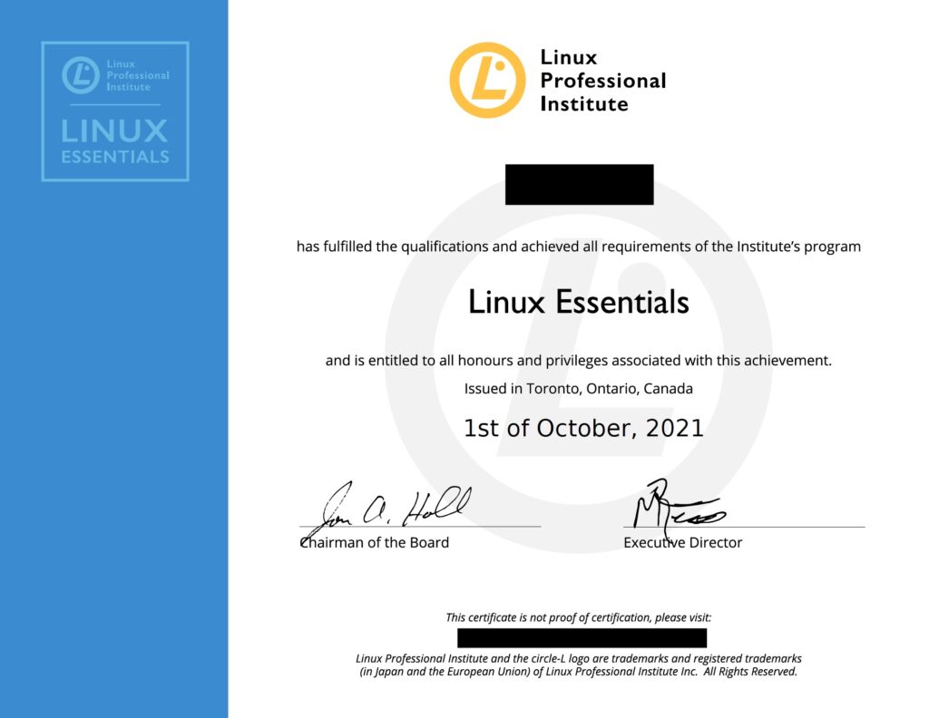 Linux Professional Institute Linux Essentials