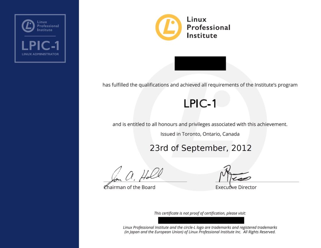 Linux Professional Institute LPIC-1