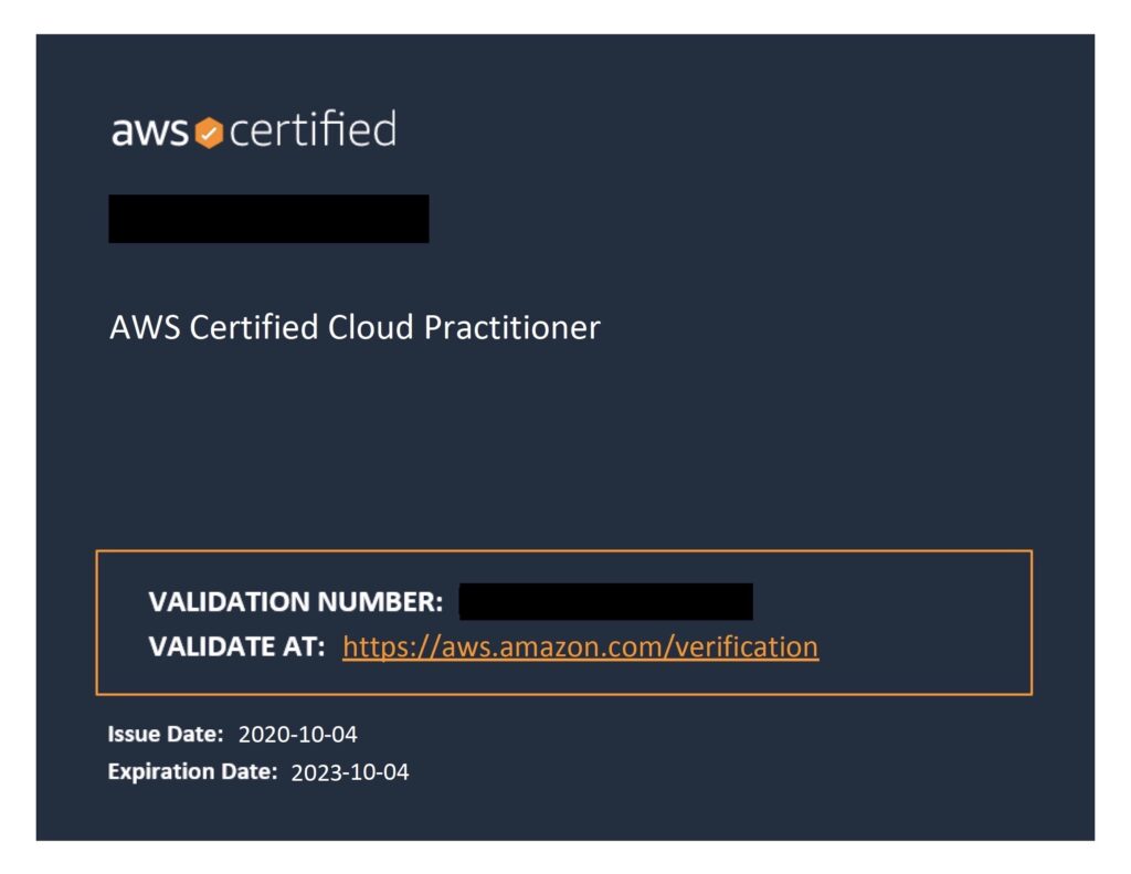 AWS Certified Cloud Practitioner