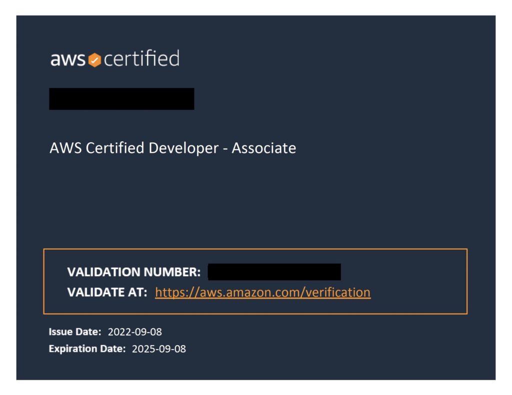 AWS Certified Developer – Associate