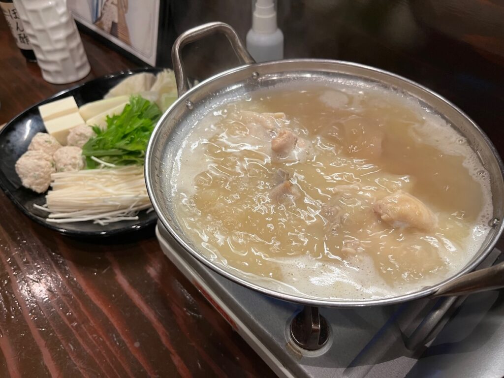 博多水炊き・鶏料理うちょうてんの博多水炊き