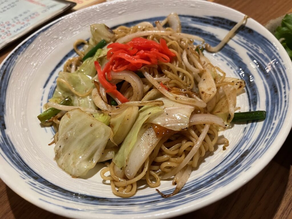 遊食館えん家の美幌焼そば