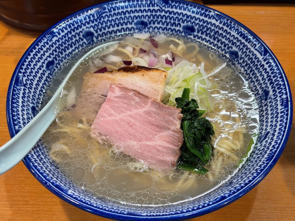 中華そば円月の蛤塩そば