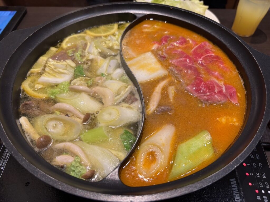 しゃぶ葉浦安東野店の牛たんしゃぶしゃぶ食べ放題コース