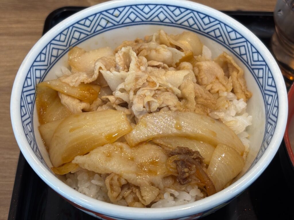 吉野家行徳相之川店の豚丼