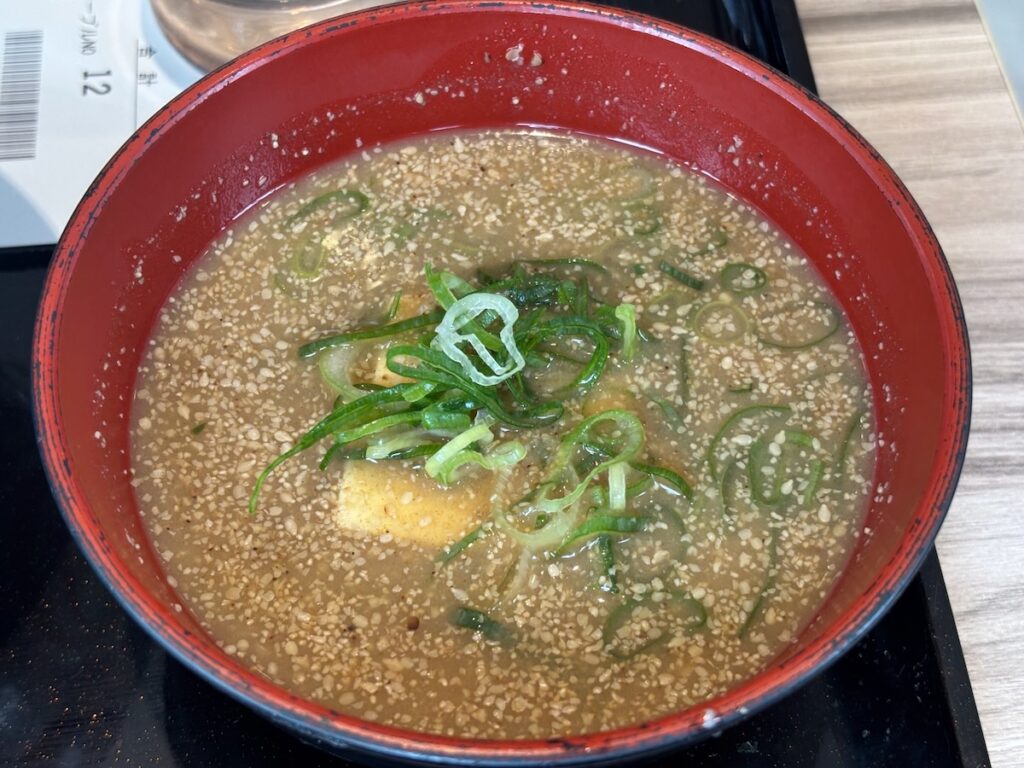 吉野家行徳相之川店の冷汁