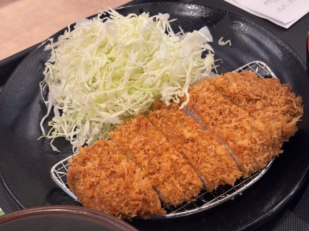 松のや南行徳店のロースかつ定食