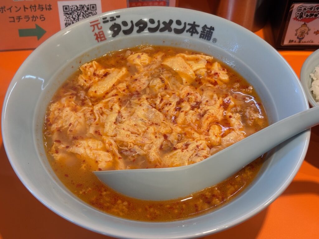 元祖ニュータンタンメン本舗西船橋店のタンタンメン