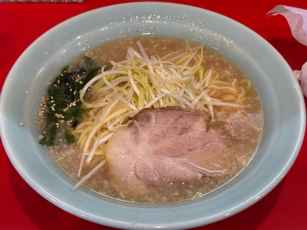 ラーメンショップ小池のネギラーメン