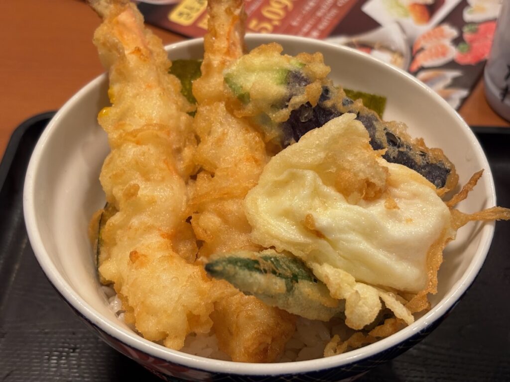 和食さと船堀店の大海老天丼