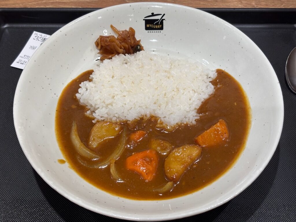 マイカリー食堂葛西長島陸橋店のごろごろ野菜カレー