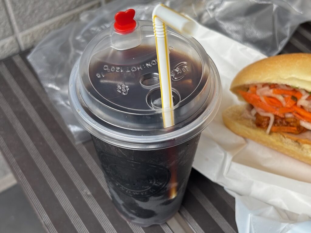 バインミーゴンゴン東小松川店のベトナムブラックコーヒー