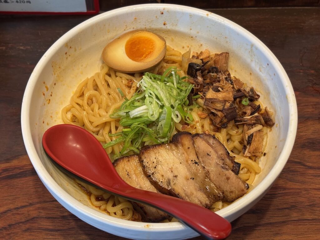 らーめんからしや葛西本店のからし麺（太）