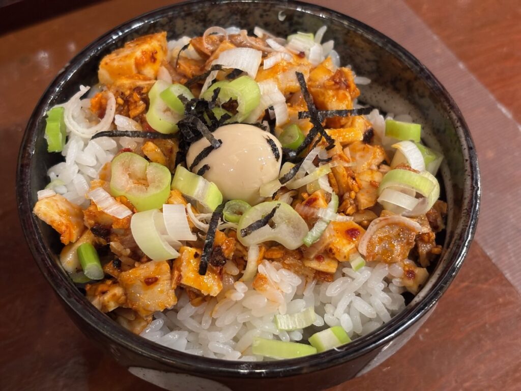 横浜家系ラーメン壱角家葛西店の食べるラー油めし