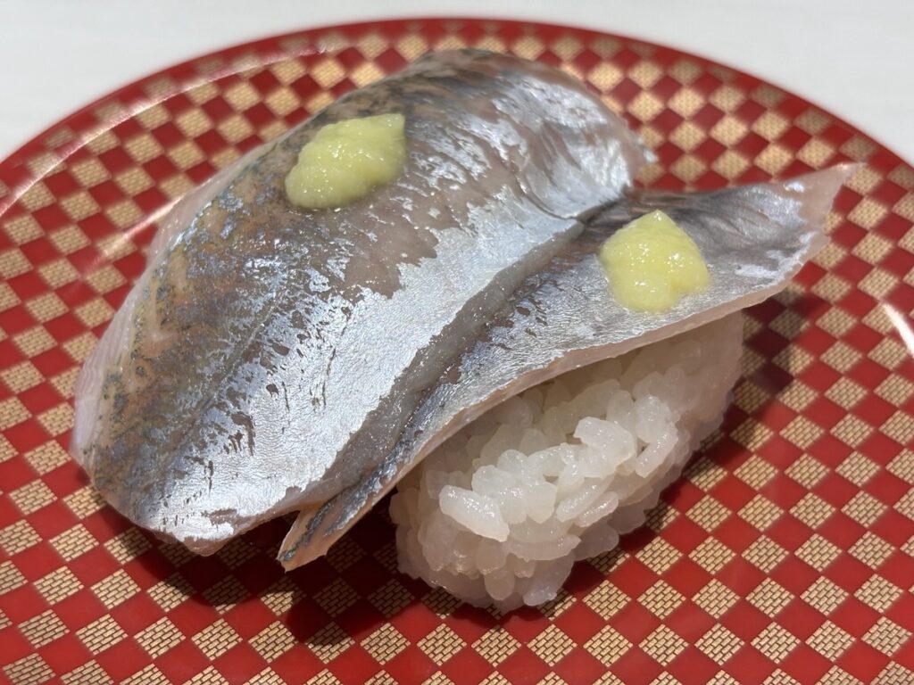 魚べい船橋海神店のあじ