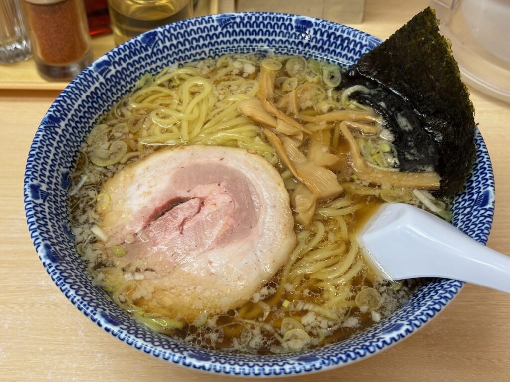 麺家大勝軒の醤油らーめん（煮干し）