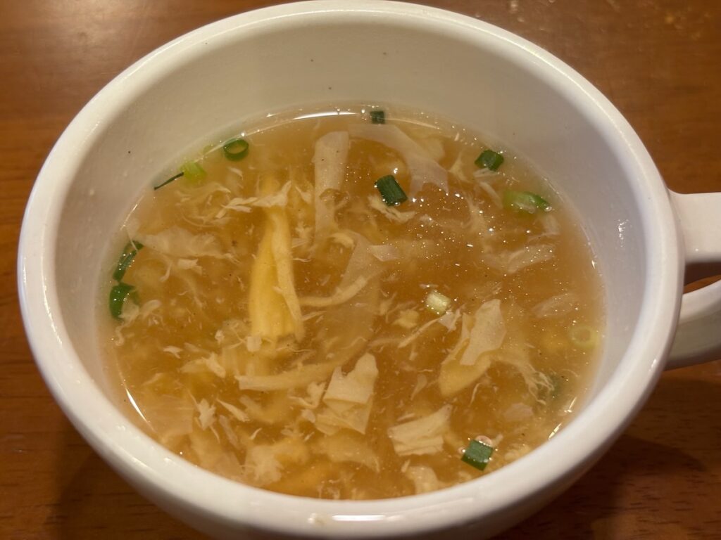 ステーキハウスブロンコビリー南行徳店のたまごスープ