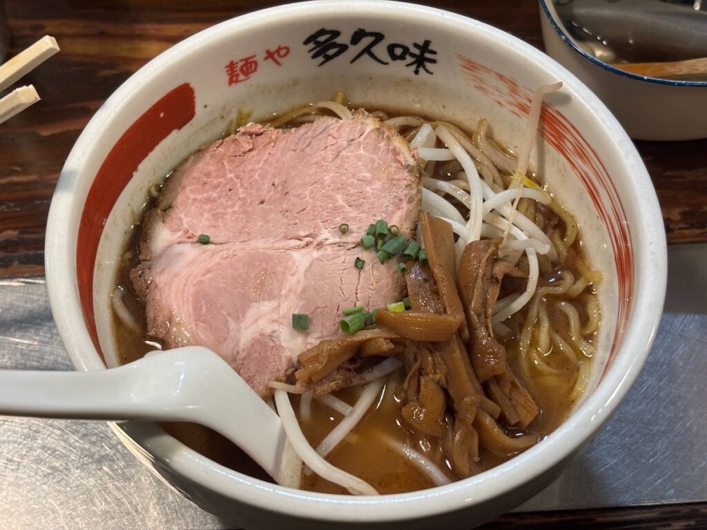 麺や多久味のかつお香味らぁめん