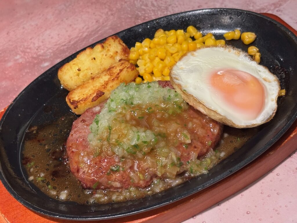 サイゼリヤ一之江駅前店のディアボラ風ハンバーグ