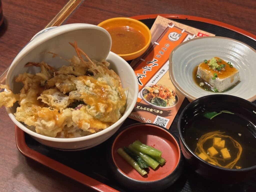 れすとらん割烹いずみ屋のみそ天丼