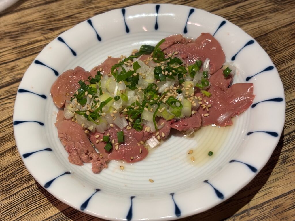 上田からあげセンターの鶏レバーのごま塩