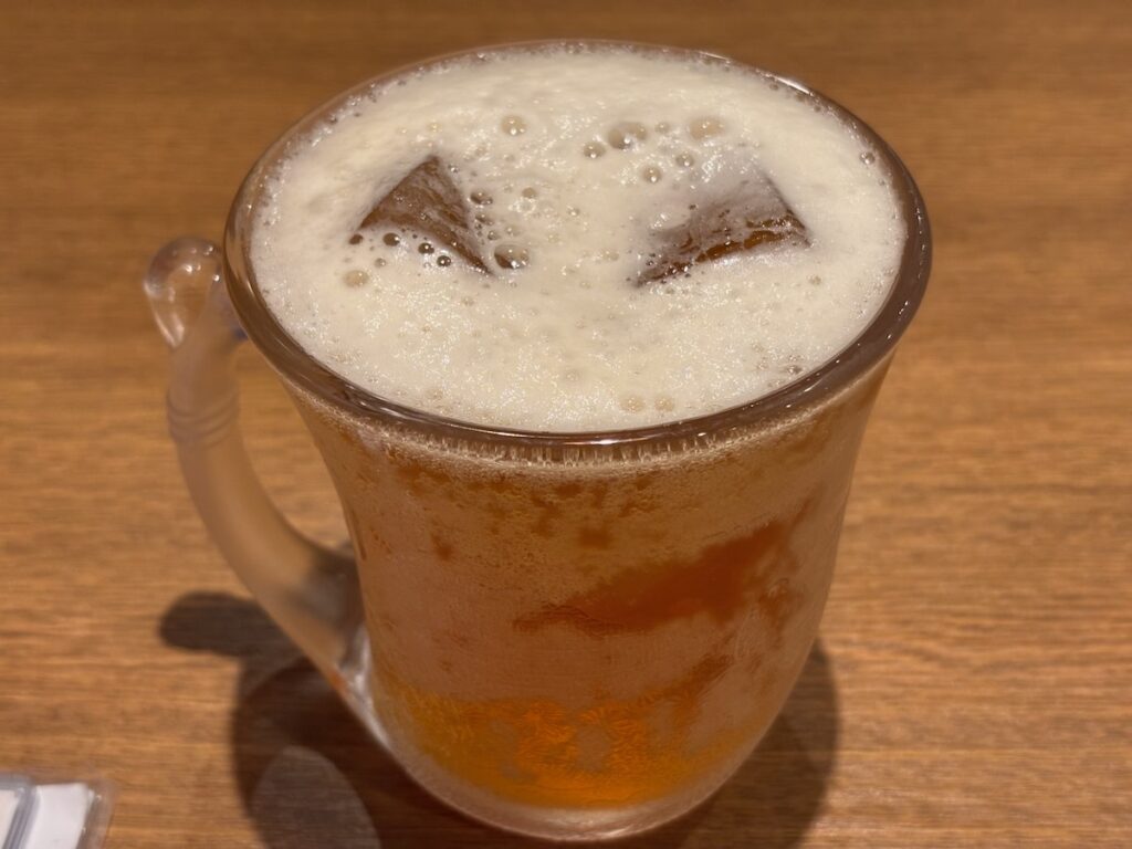 びっくりドンキー南行徳店の森のリンゴスカッシュ
