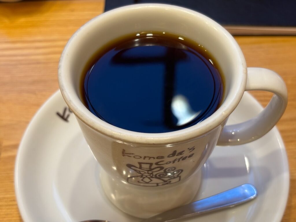 コメダ珈琲店一之江駅前店のコメ黒