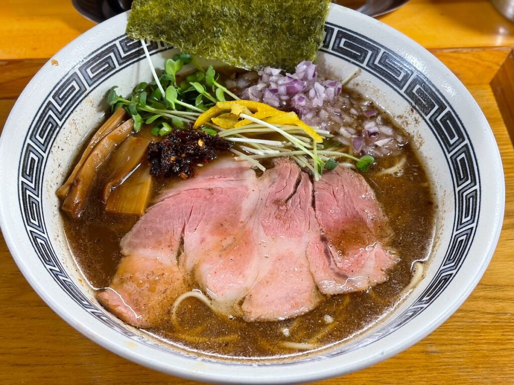 麺屋龍月の煮干しそば