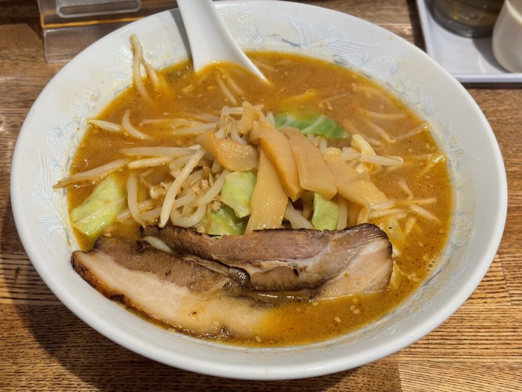 らーめん北斗一之江店の味噌らーめん