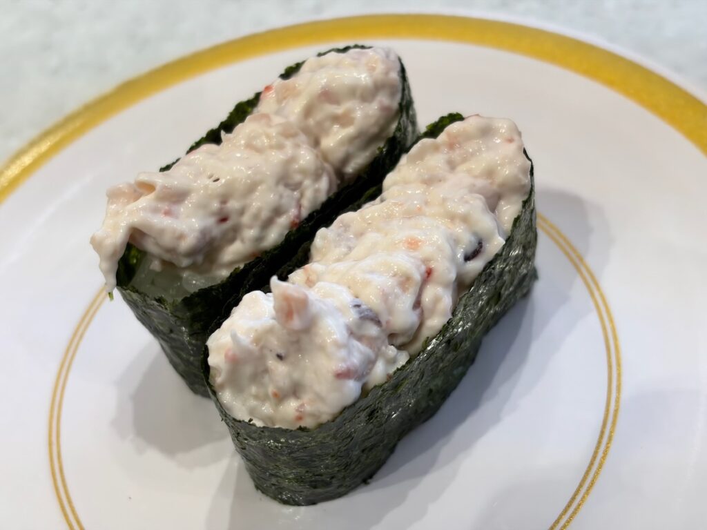 かっぱ寿司市川東大和田店のサラダ軍艦