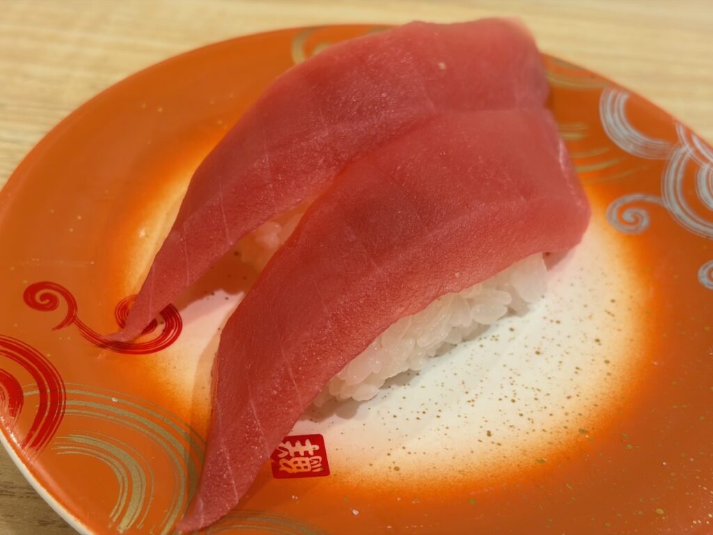 回転寿しトリトン東京スカイツリータウン・ソラマチ店の天然まぐろ