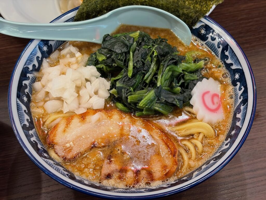 麺屋武士道一之江店のにぼとん（味噌）