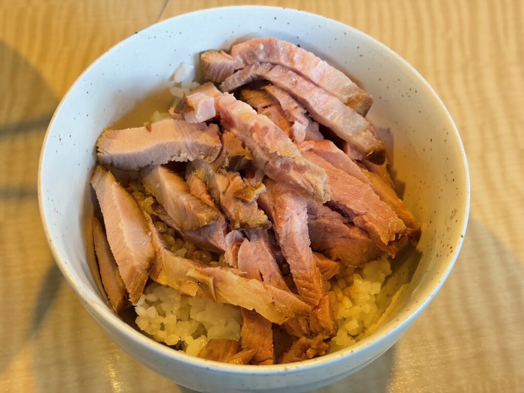 菜のチャーシューごはん