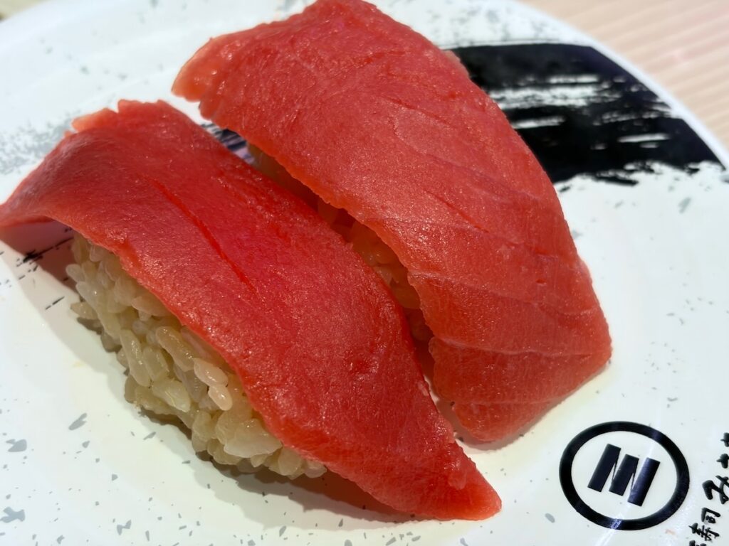 回転寿司みさき本八幡店の本まぐろ赤身