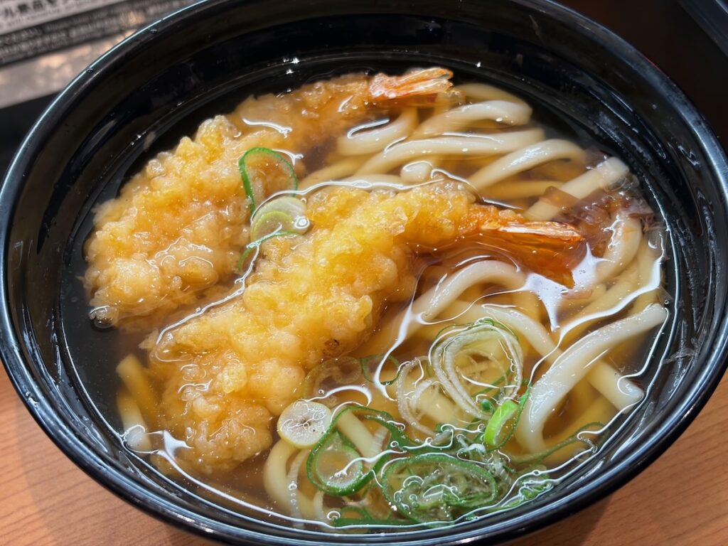 くら寿司江戸川店のえび天うどん