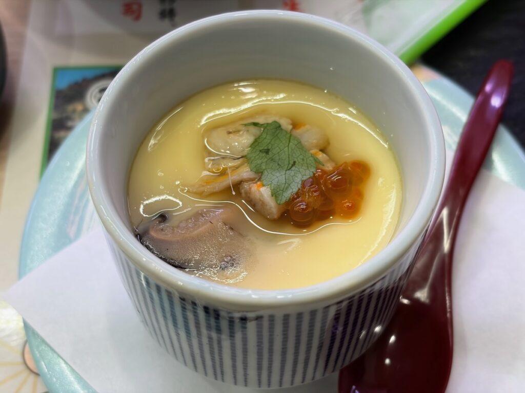すし松本八幡南口店の海鮮茶碗蒸し