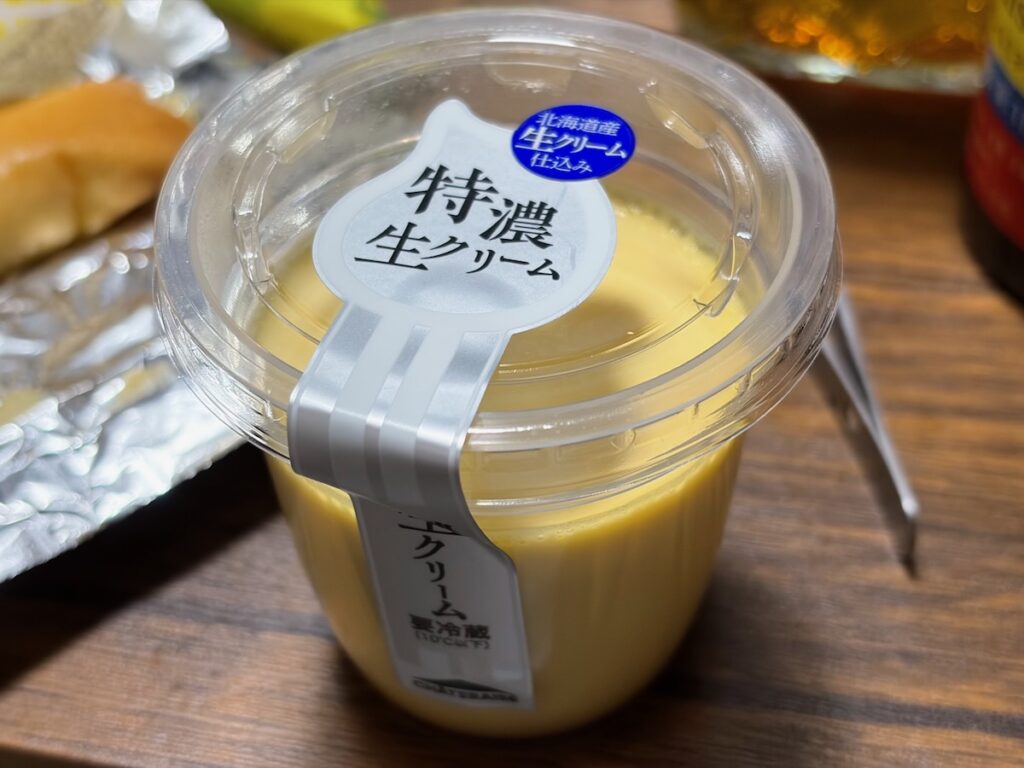 シャトレーゼ一之江店の特濃生クリームプリン